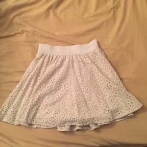 White Cream lace skirt